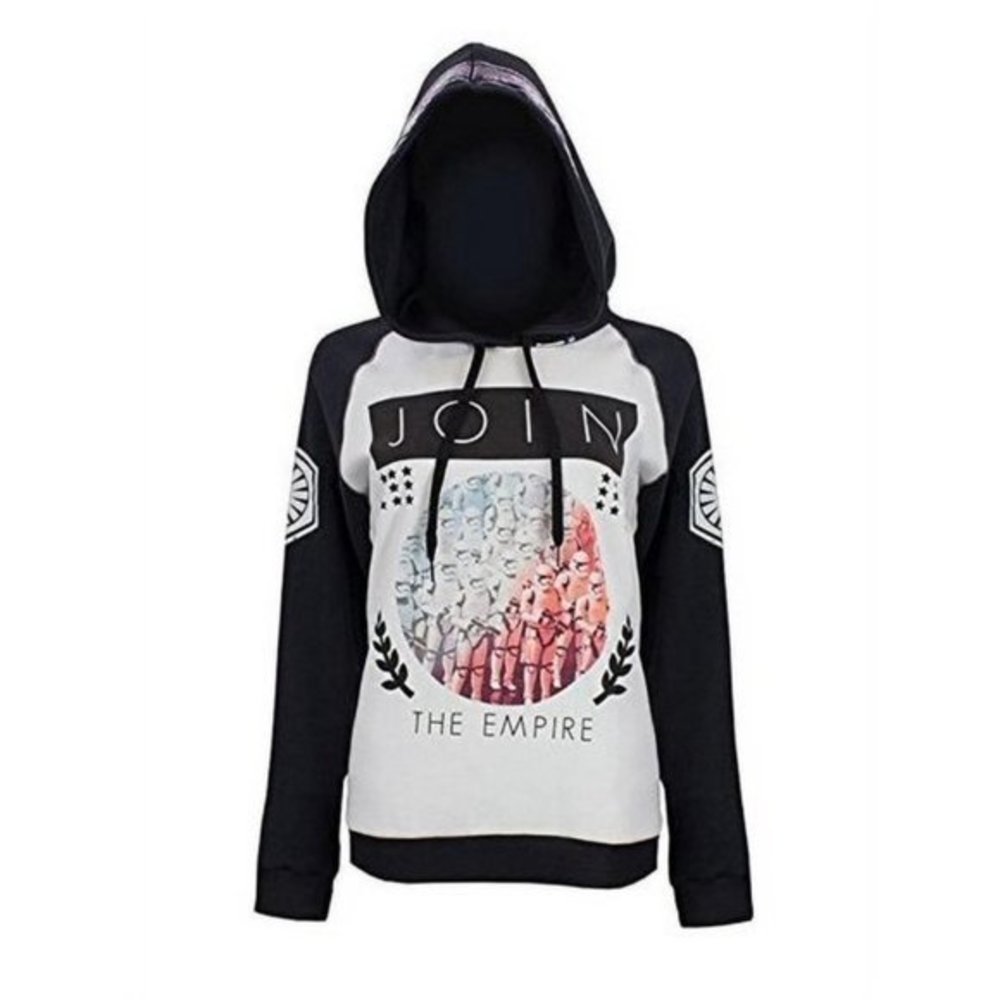 We Love Fine‎ Star Wars Join the Empire Junior's Pull Over Sweater Hoodie